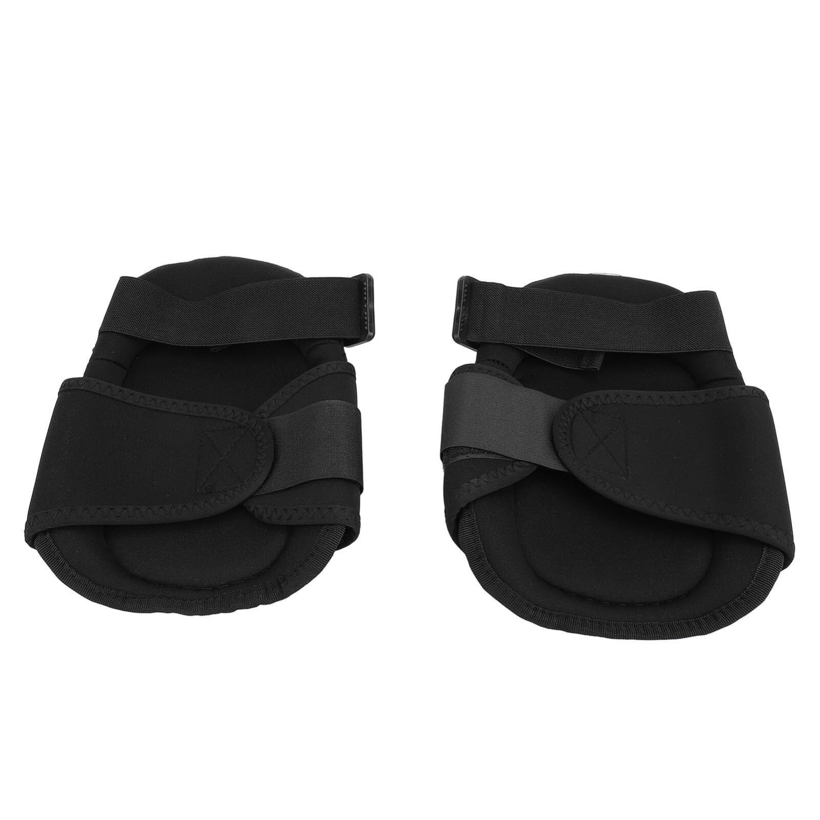 RUVOO Ginocchiere Palestra Ginocchiere da Lavoro in Schiuma Spessa con Guscio Rigido e Fascia Elastica per lavori a Pavimento e Giardinaggio Ginocchiera Sportiva