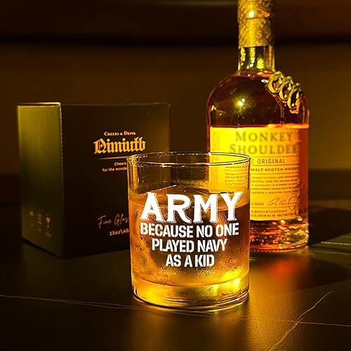 Miniatura 5 de QIMIUTB Vaso de whisky del ejército  Exquisito vaso de whisky del ejército  Regalos para los amantes del whisky  Regalo del ejército para