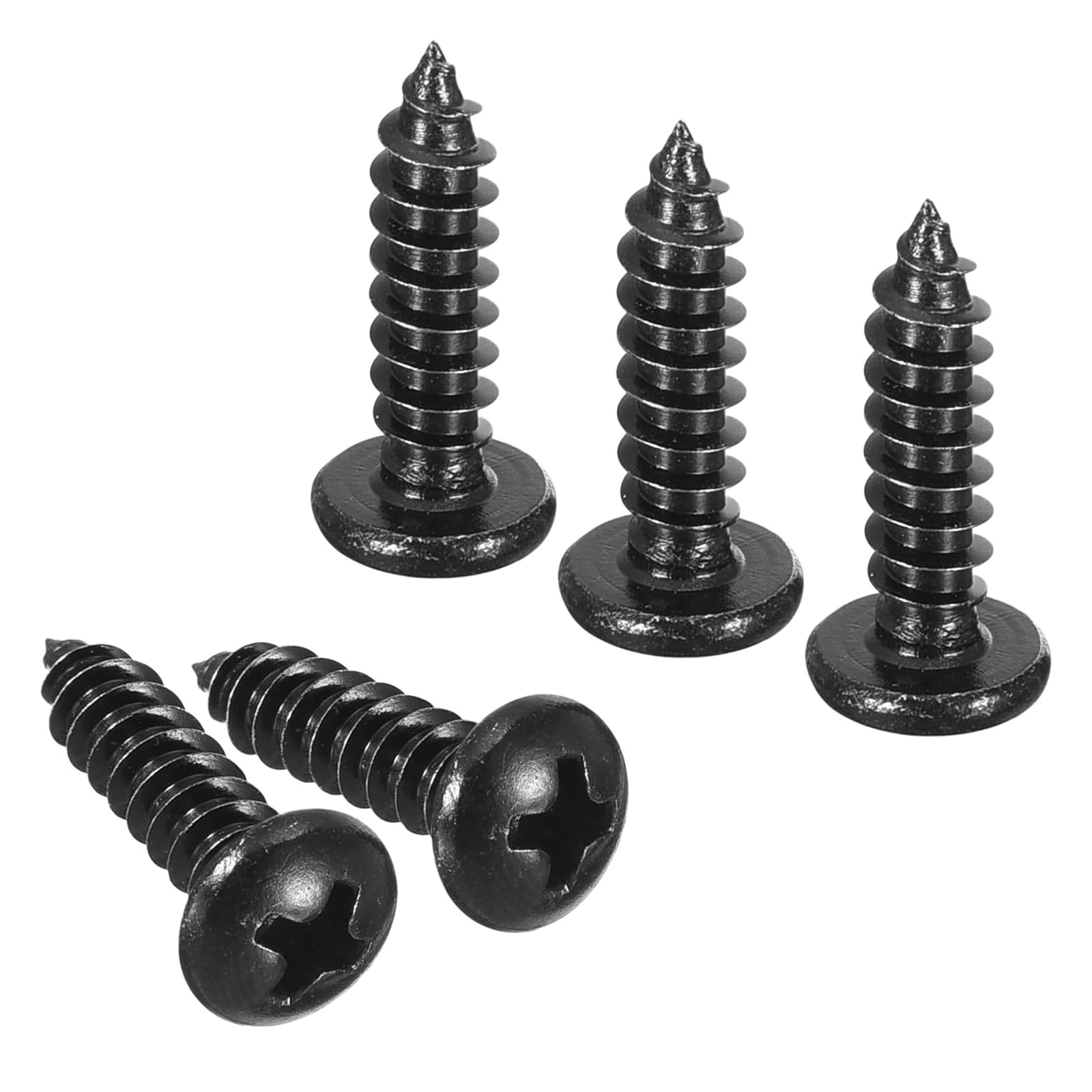 TA-VIGOR 100Pcs Self Tapping Screws, M4 Phillips Pan Head Screw, 16mm Round Head Tapping Screws