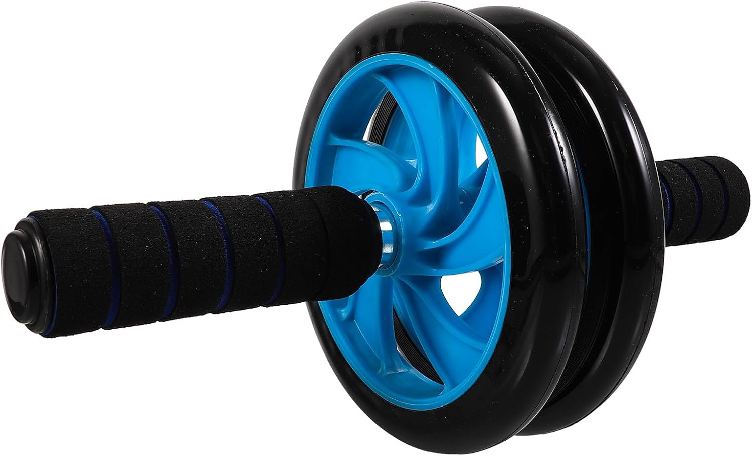 Abdominal Exercise Wheel Two-wheel Roller Core Trainer for Home Fitness Abdominal Muscle Strengthening Workout Equipment