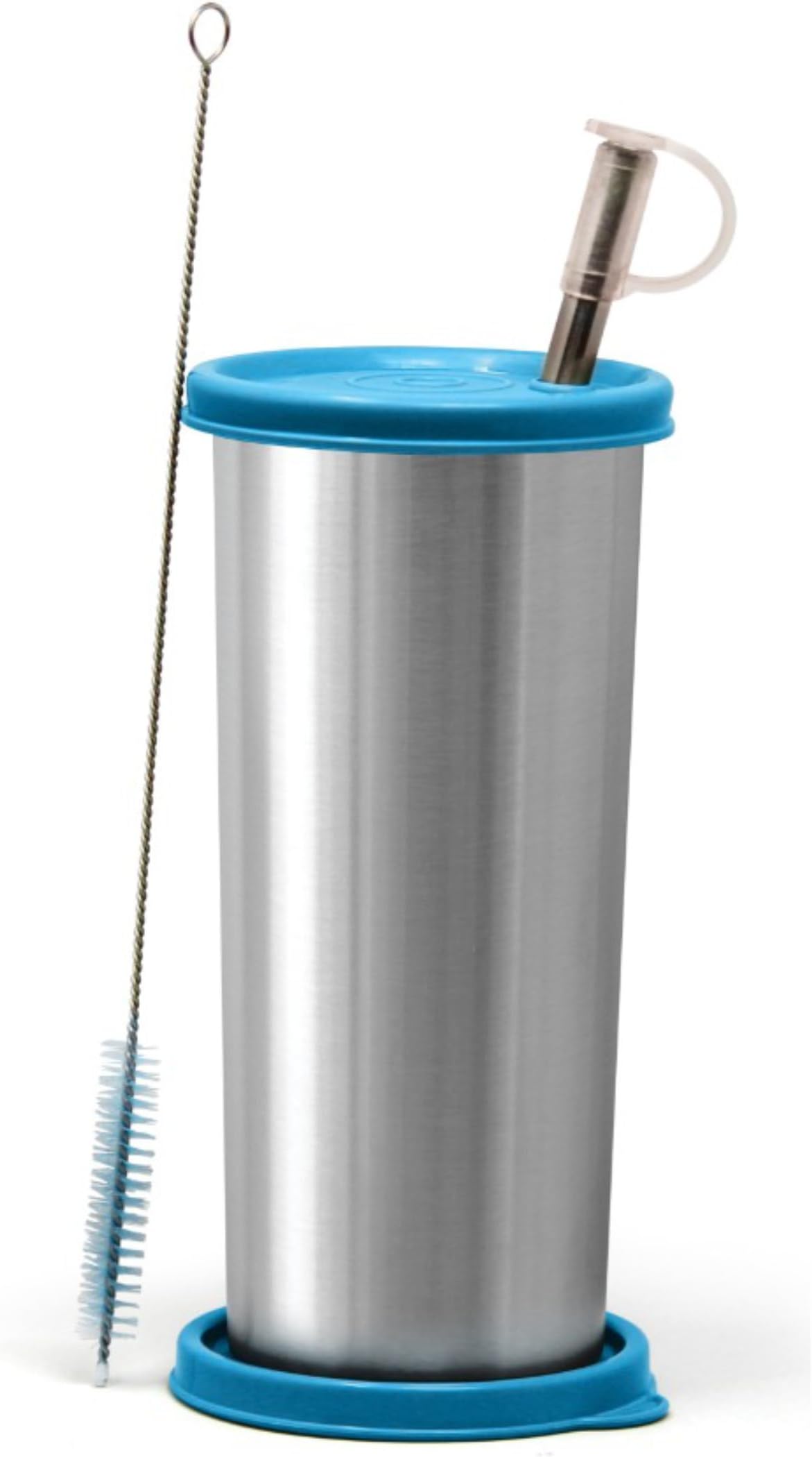 Signoraware Sip Fast Stainless Steel Tumbler with 1 Straw & 2 Lids | Freezer Safe | Airtight & Leakproof | Perfect for Water, Smootheis & Shakes | Ideal for Outdoor Use (500ml | Blue)