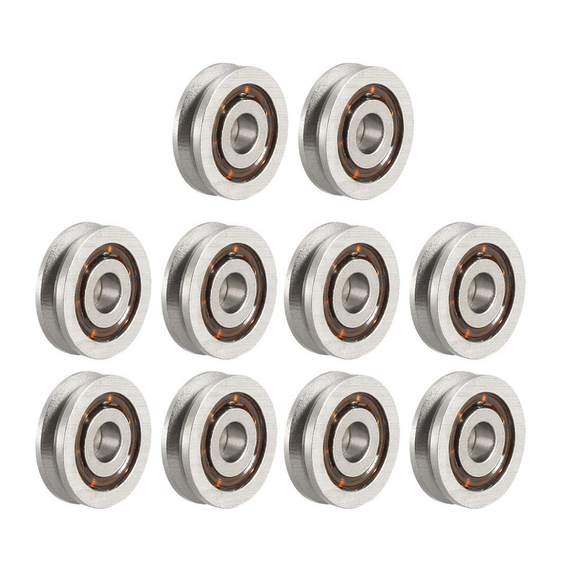 10 Cuscinetti A Sfera Radiali 623Z, Doppia Schermatura, 3x10x4mm - Uxcell, Per Riparazioni E Progetti