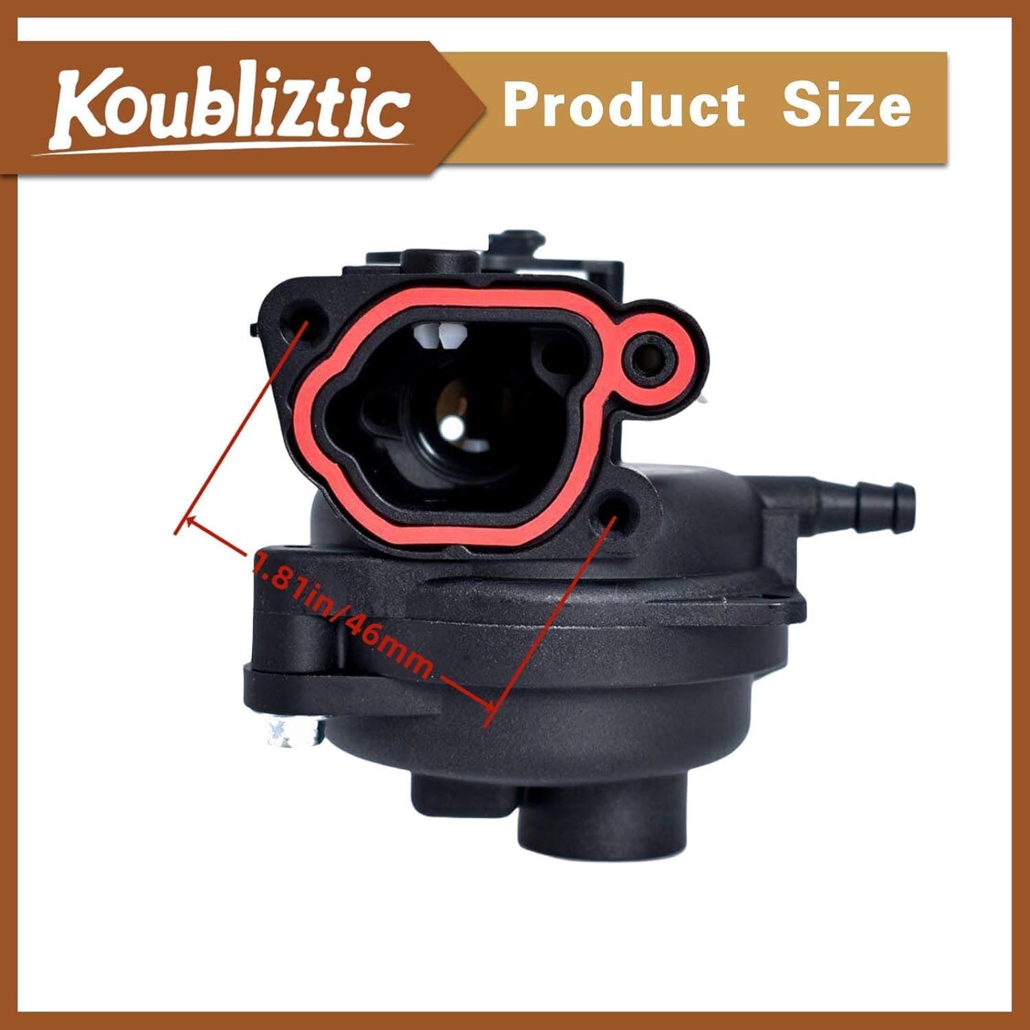 Carburetor for MTD Lawn Mower Model 11A-02BT706 Serial 1E126KB1801 Carb Replacement Parts with Air Filter & Cover Kit