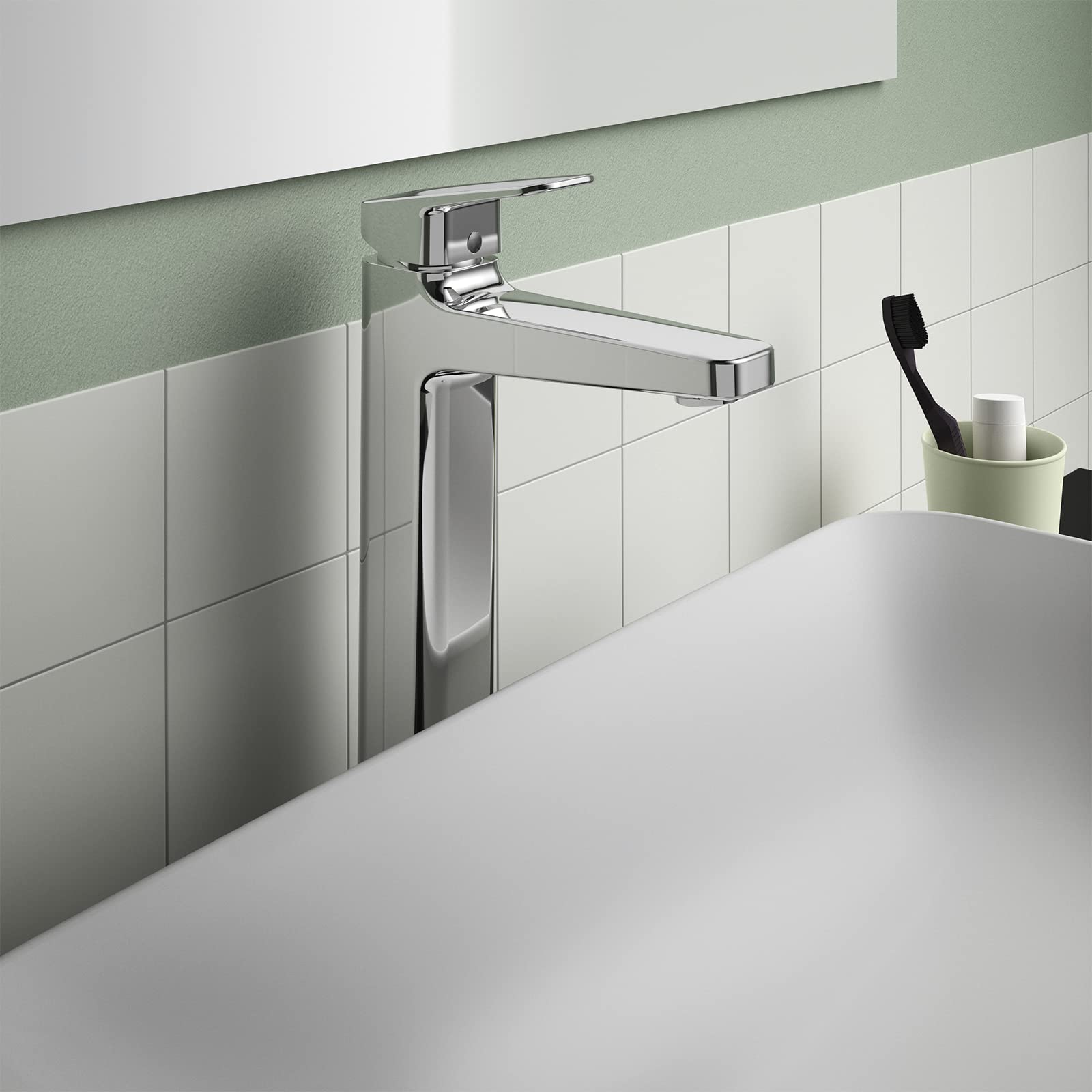 Ideal Standard Bateria umywalkowa, chromowana, stojąca - bez drutu i łatwa naprawa