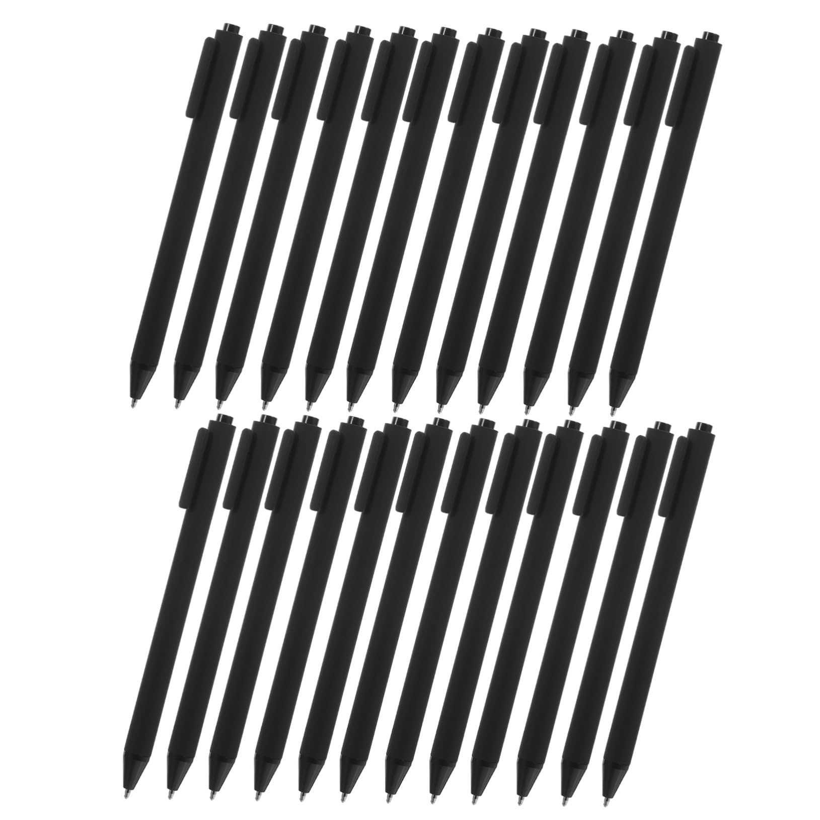 108 Piezas Bolígrafos Retráctiles de Tinta Negra Secado Rápido Escritura Papelería Práctica para Oficina Escuela y de Notas