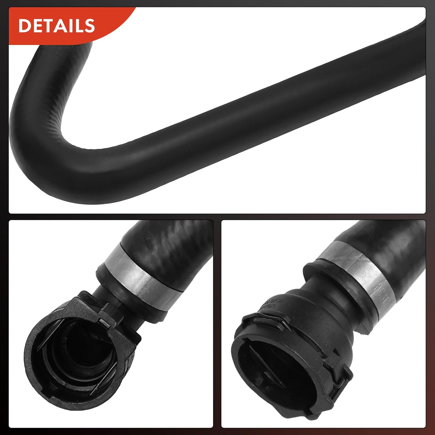 A-Premium Radiator Coolant Hose Compatible with BMW F10 Series 528i 2012-2016, 528i xDrive 2012-2016, 2.0L