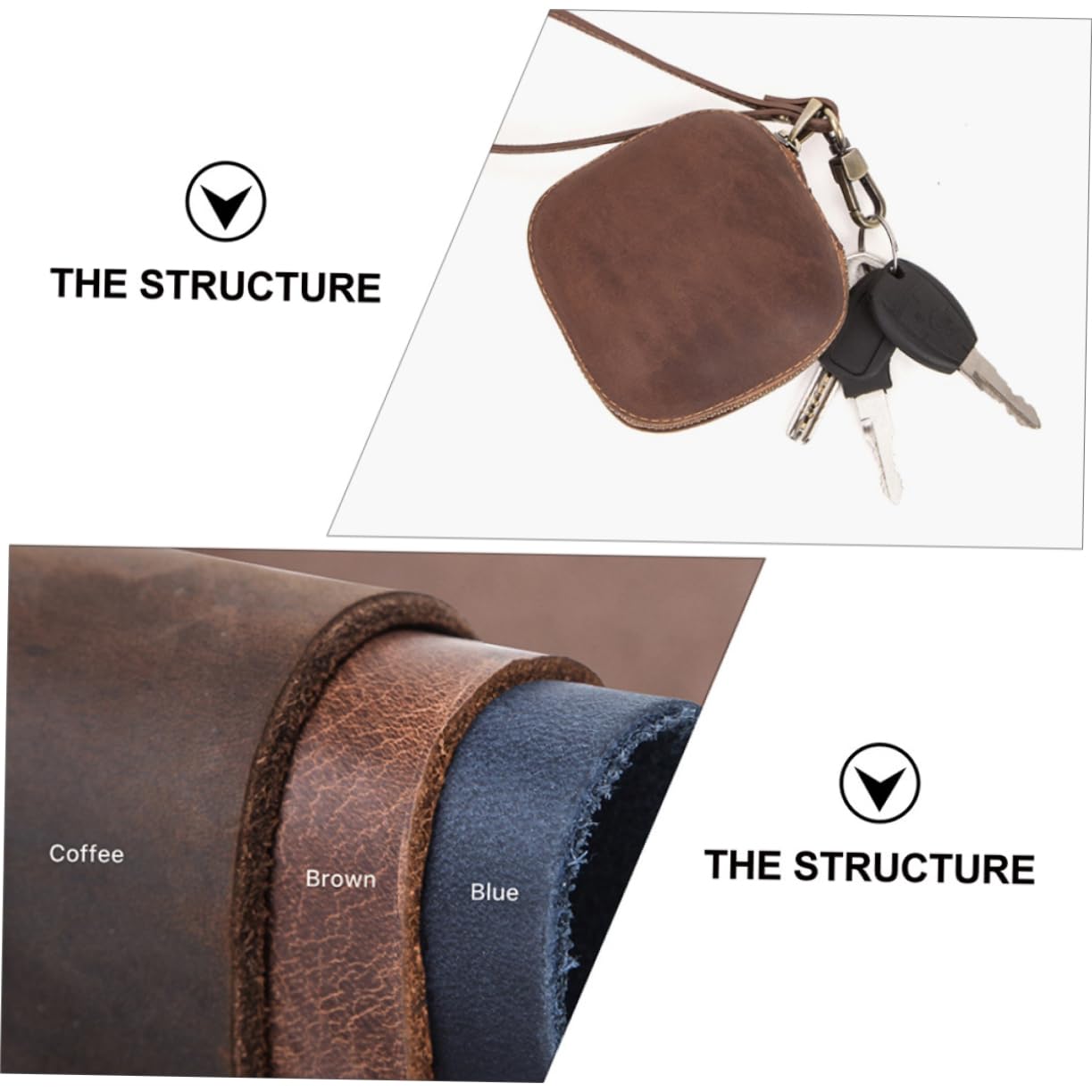 Operitacx Estuche Protector para Auriculares Funda De Cuero Compatible Profesionales para Almacenamiento y Viaje Protege Dispositivos