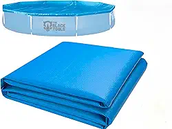 Cobertura para Piscina Redonda 3,6m Azul Capa Protetora em PVC com Cordas TBT-009 The Black Tools