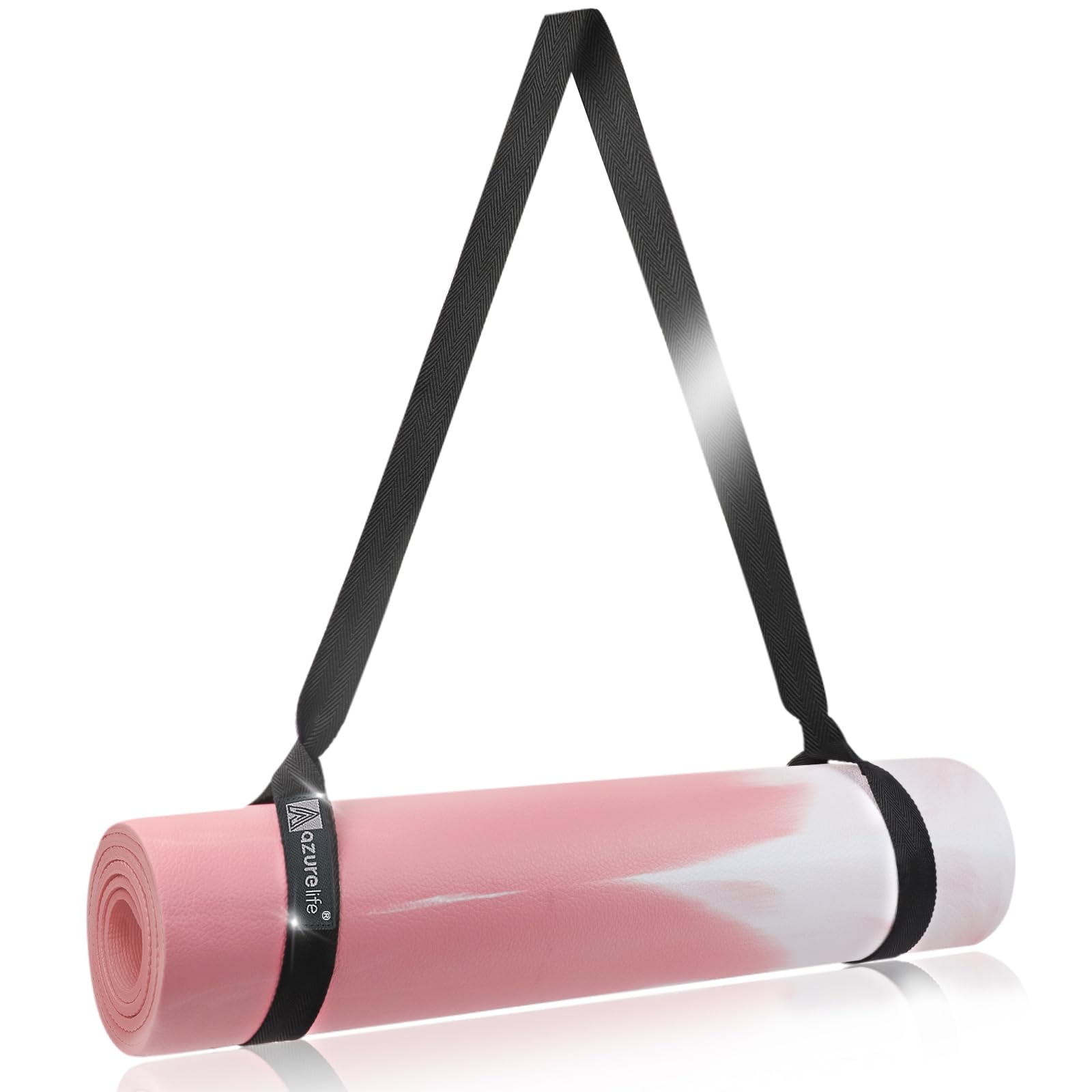 MAT NOT Included Yoga Mat Sling Yoga Mat Straps for Carrying Easy-Cinch Yoga Mat Holder Strap