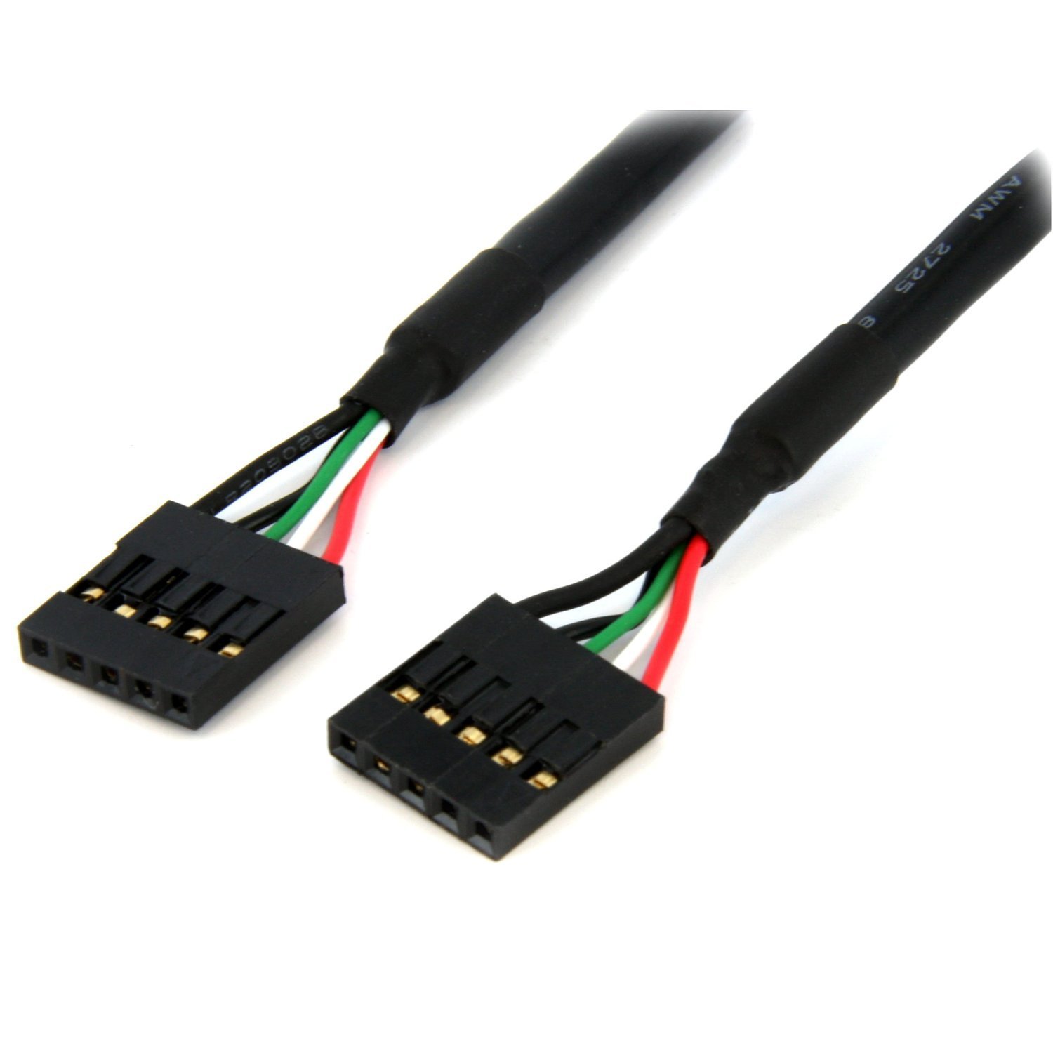 StarTech.com 5 Pin USB 2.0 Header - 18 in USB IDC Motherboard Header Cable - F/F (USBINT5PIN)