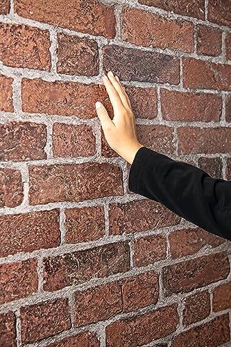 EGGER DecoWall Wismar Backstein - umweltschonende Alternative zu herkömmlichen Wandverkleidungen, Holzverkleidungen, Wandpaneelen, Deckenverkleidung - OSB (1250 mm x 660 mm) - Neue Versandverpackung