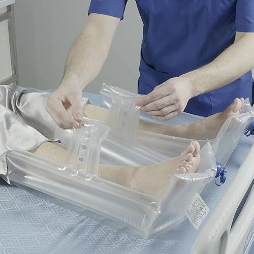 Miniatura 4 de Repose Protector de pies  Cojín inflable para aliviar la presión con bomba manual para pies y talones  Clínicamente probado para prevenir y aliviar