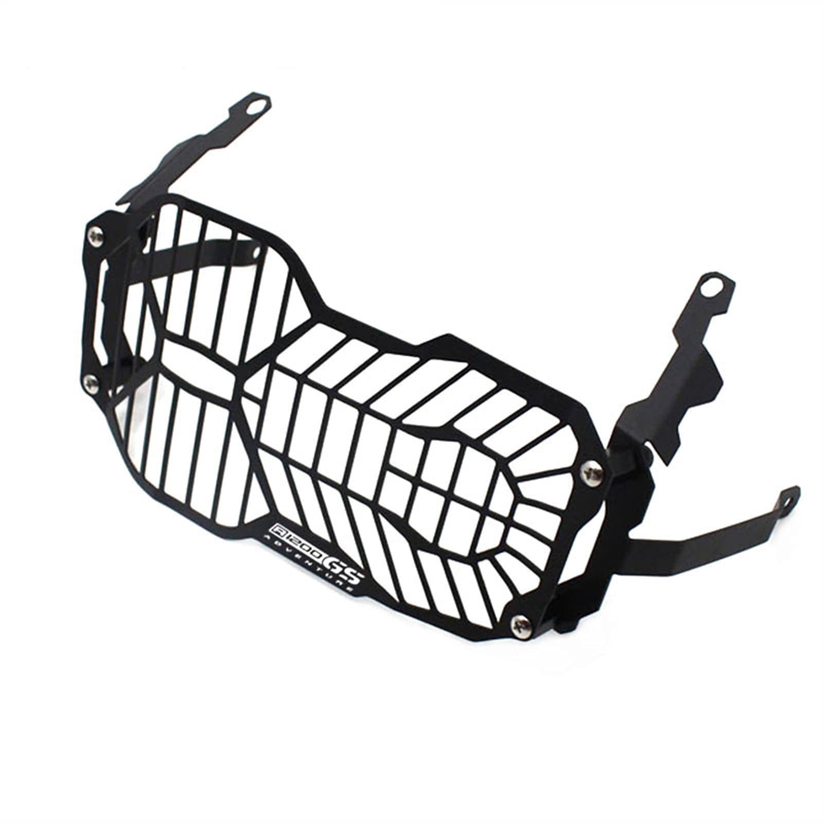 Grille De Protection Phare Pour BMW R1200GS/R1250GS Adventure - Acier Inoxydable Noir, Installation Sans Perçage