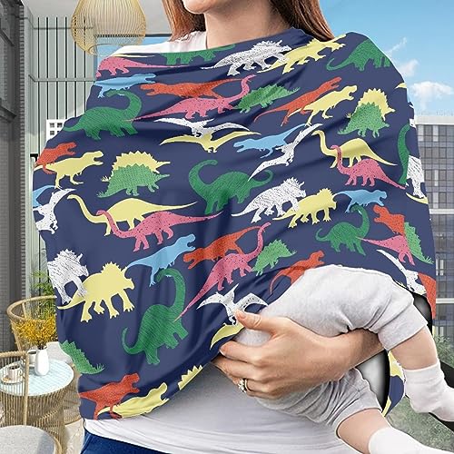 Image of Car Seat Covers Decorative Nursing Breastfeeding Covers Durable Protection for Boys and Girls Breastfeeding Scarf Car Seat Canopy Cover