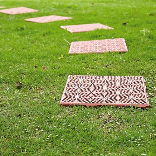 Alfombrillas antideslizantes faciles de instalar suelo plastico 5uds 7