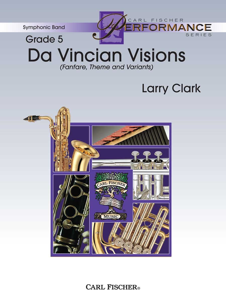 Da vincian visions concert band/harmonie/fanfare-partition+parties separees