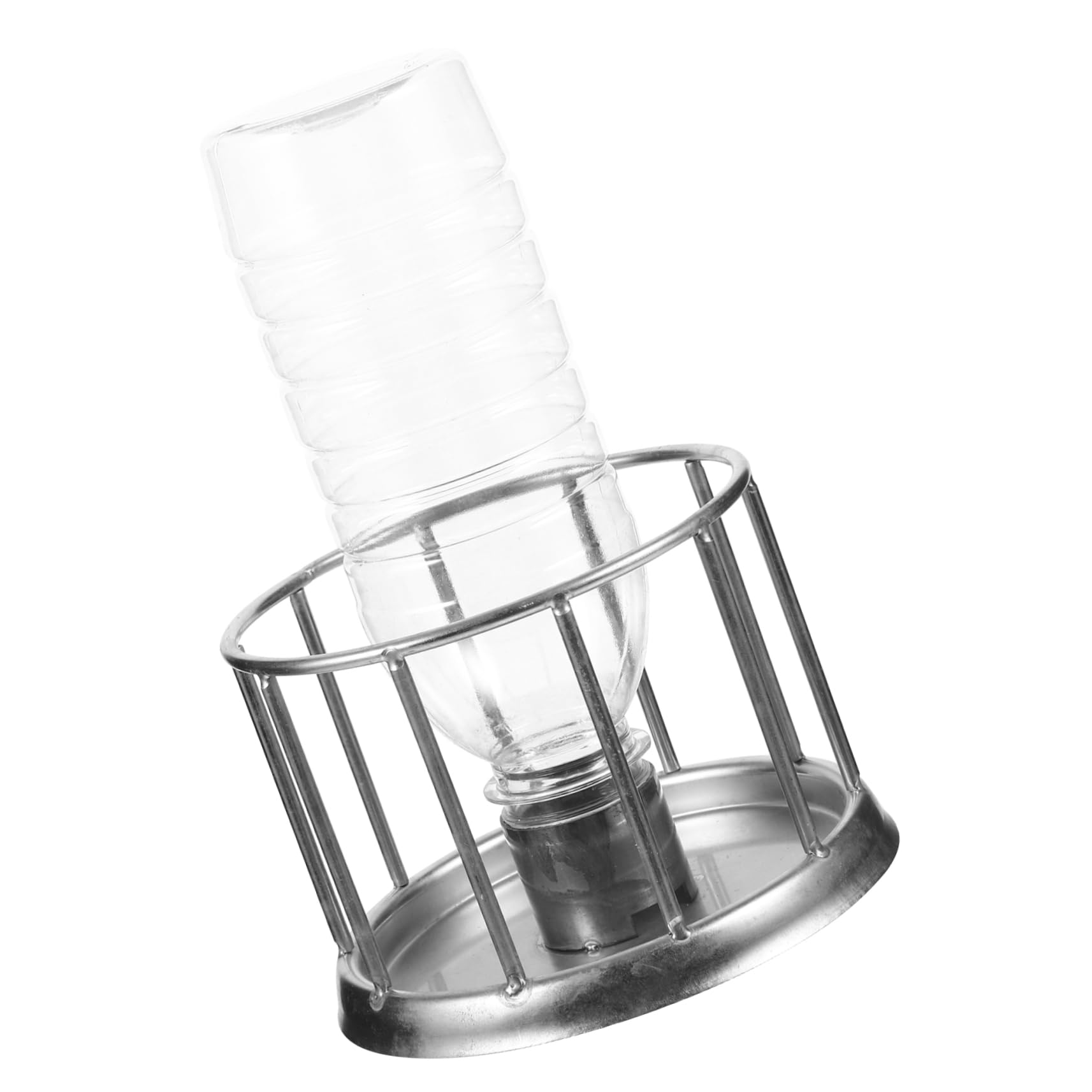 Yardwe 4 Platos De Agua Multifuncionales para Y Reptiles De Metal para Facilitar La Alimentación.