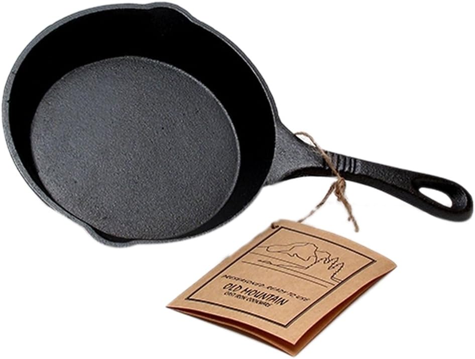 IWGAC Home Indoor Decorative Collectibles Old Mountain Cast Iron Preseasoned Skillet