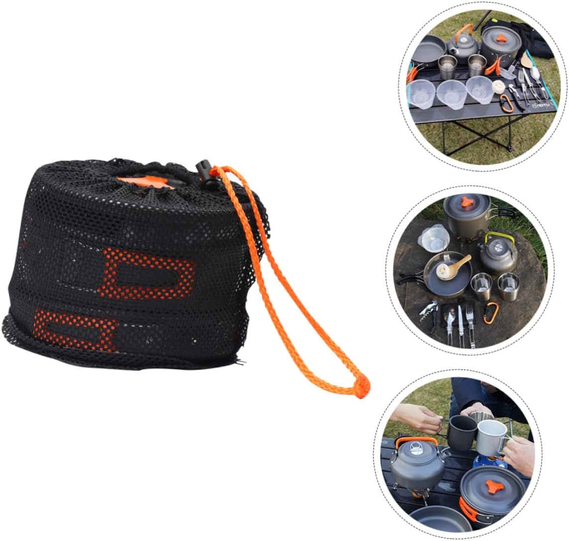1set Alloy Camping Pot Lightweight and Portable Cooking Utensils for Outdoor Cooking and Easy to Clean for Hiking and Camping Adventures