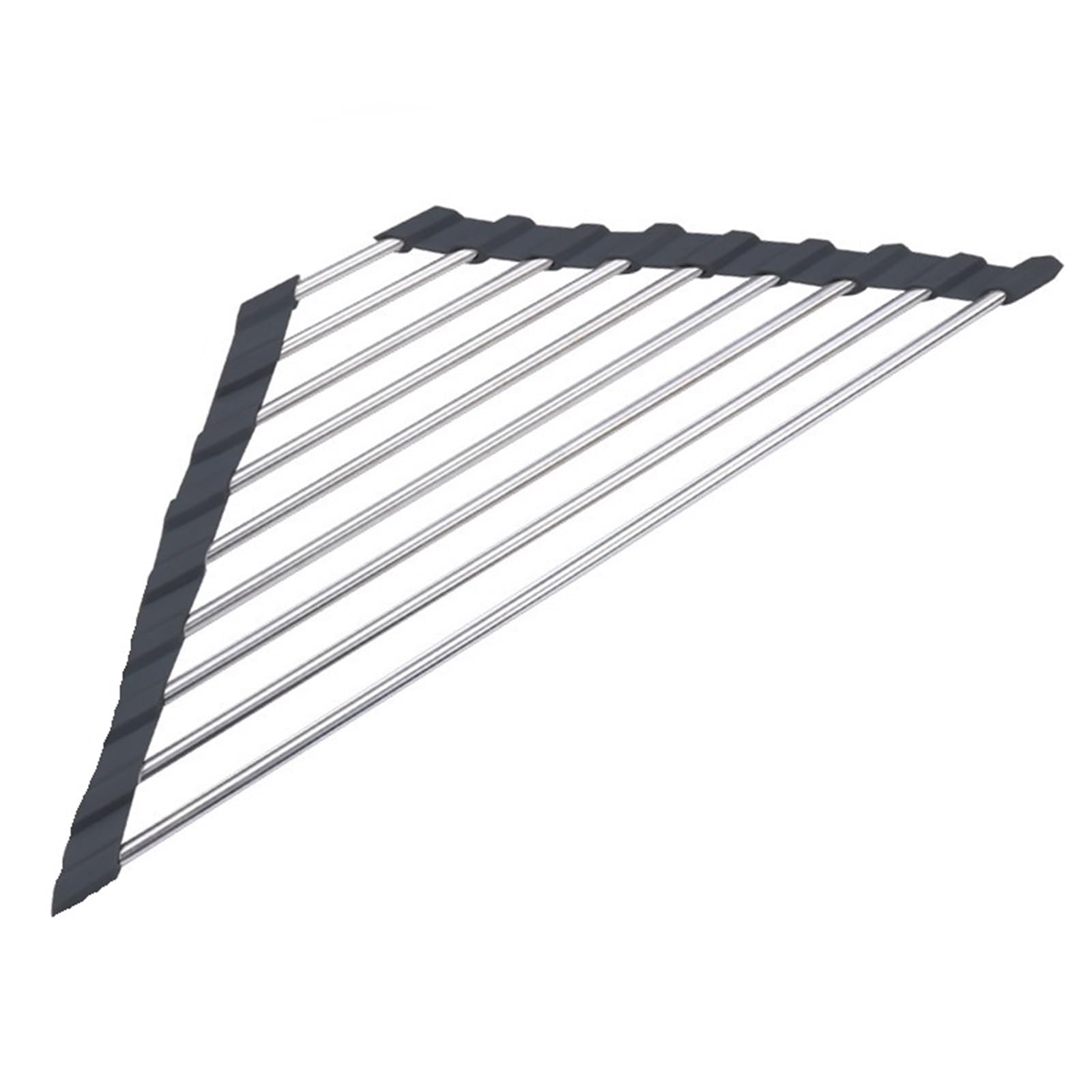 Escurridor for Fregadero, Rejilla for escurrir for, escurridor Enrollable, Estante for secar Platos sobre el, for Accesorios de Cocina para Cocina(Black)