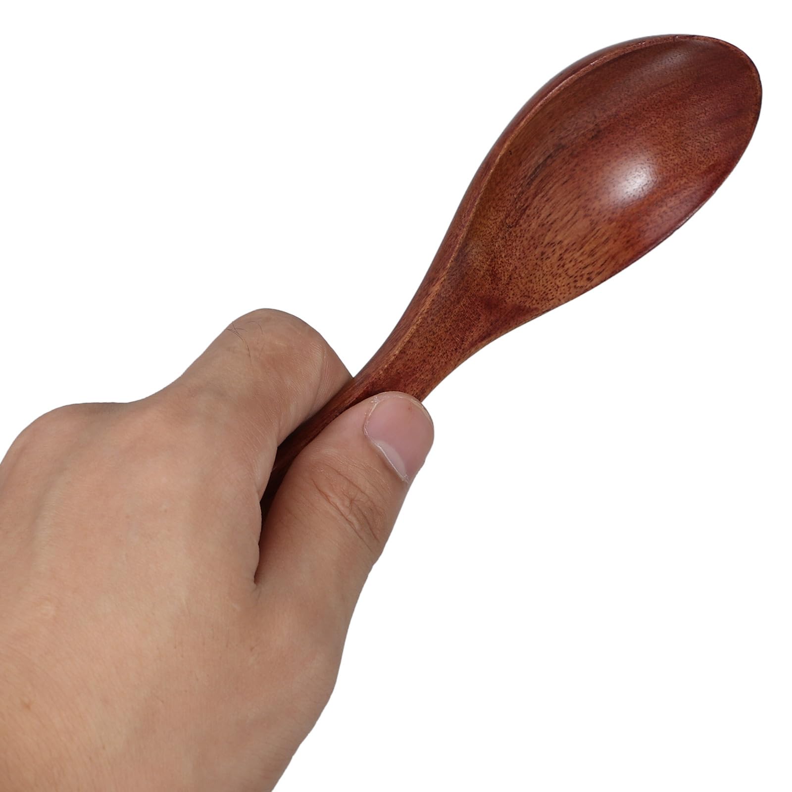 Zerodeko Utensile da Cucina in 5 Cucchiai Giapponese Manico per Ramen e Zuppe Robusto e Facile da Pulire, Design Classico