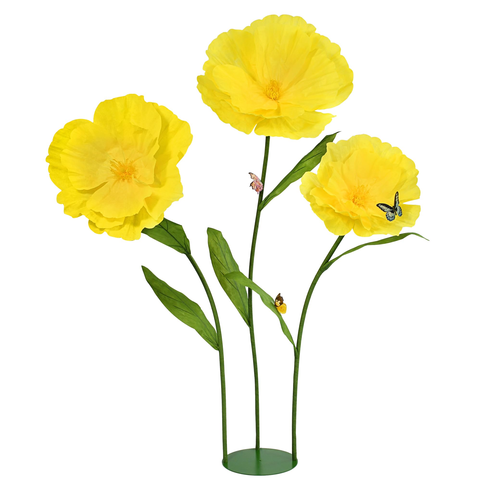 Photo 1 of PUIBTOIV 5.8 Ft Giant Artificial Flowers with Stand, Large Paper Flower