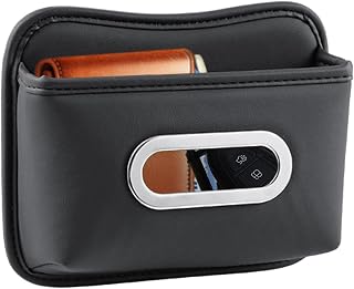 Leather Car Tissue Box, Leather Tissue Box Cover Car - Bracket Napkin Case Organizer - Soft Car Paper Holder Self Adhesive Napkin Holder for Storage