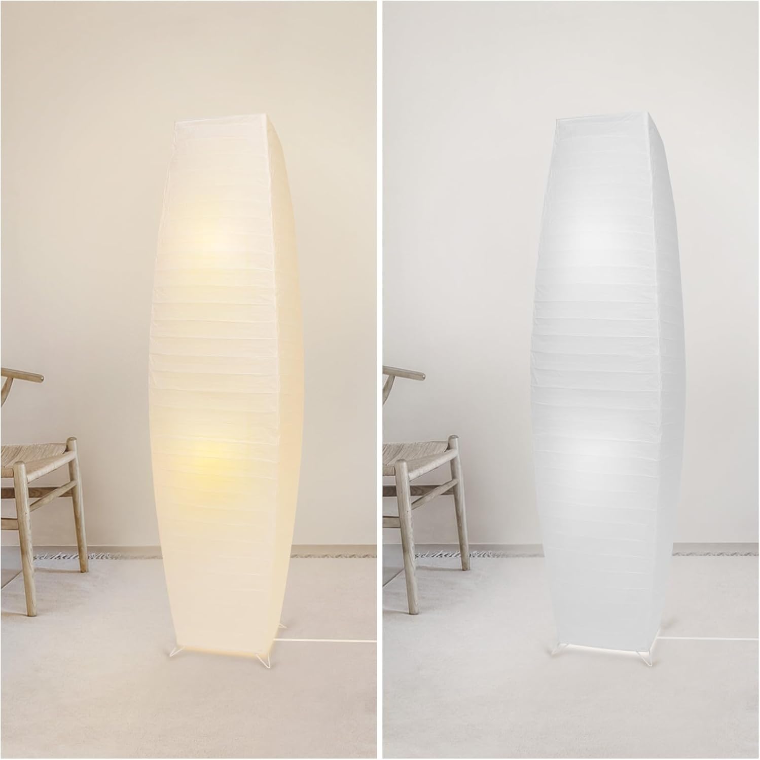 lianheng Floor Lamp Paper Japanese Light (2 Pcak)
