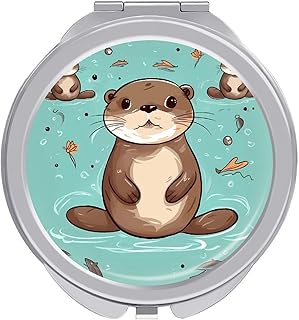 Espejos de maquillaje,Espejo de mano con esta...