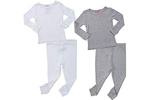 4-Piece Thermal Underwear Set for Infant & Toddler Girls