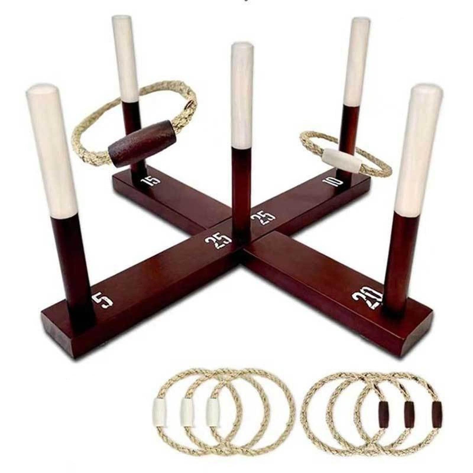 YIJU Ring Tossing Interactive Toy Puzzle Toy Playset Throwing Game for Parent Children Adults Kids Indoor Outdoor Garden