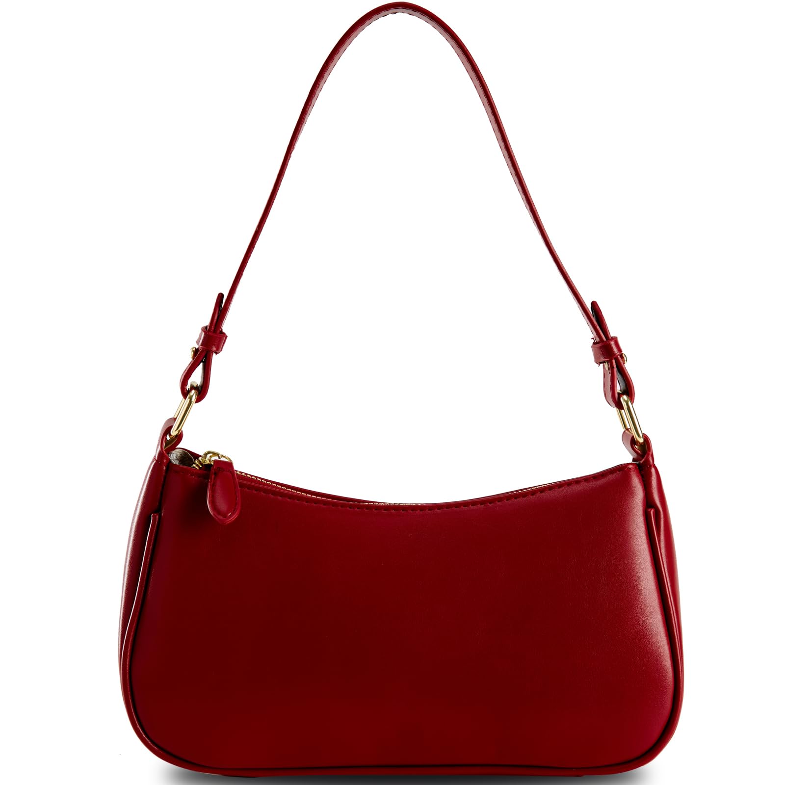 MiowoteShoulder Bags for Women Leather Hobo Sling Tote Handbag Retro Clutch Purse with 2 Removable Straps and Zipper Closure