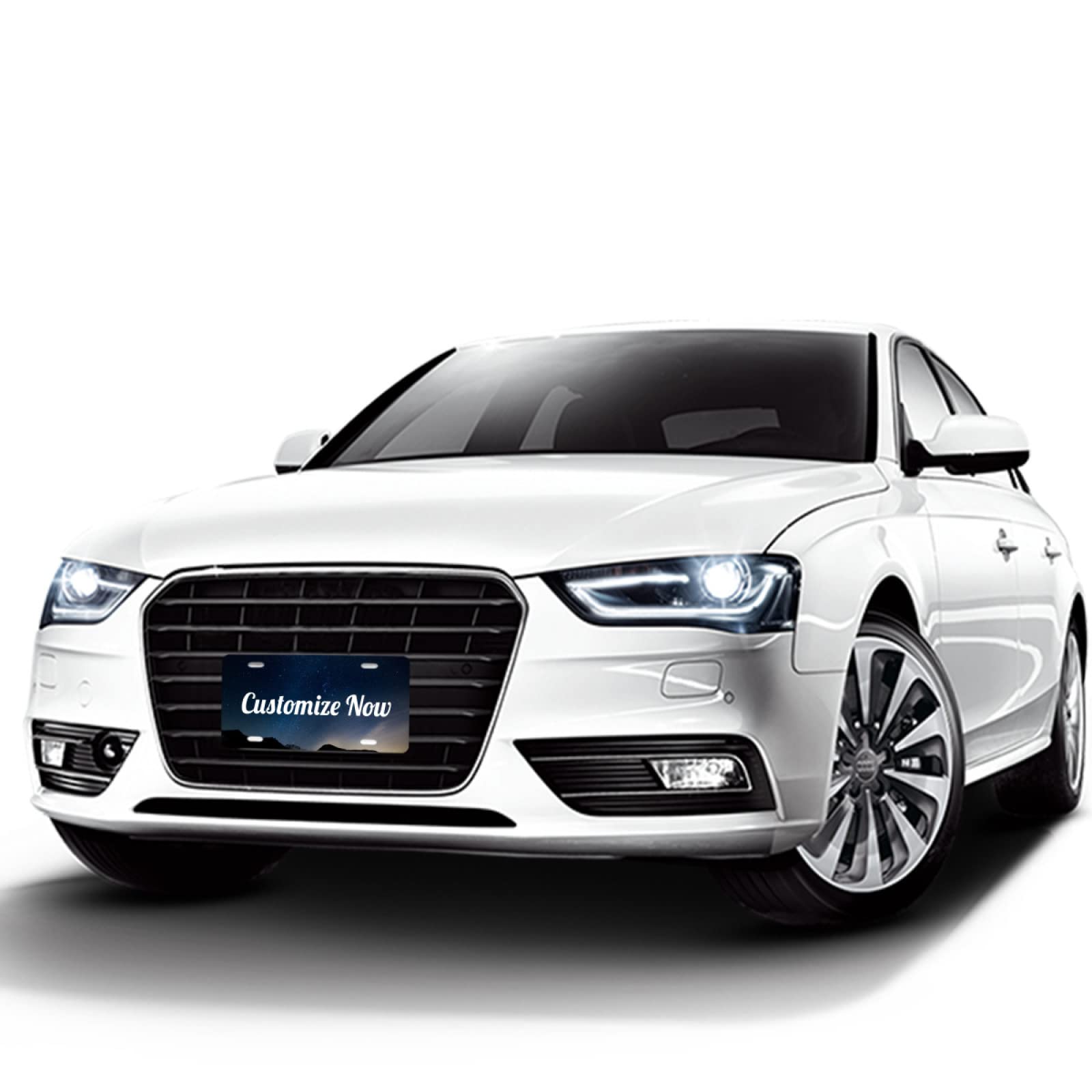 Targa personalizzata anteriore auto 6 x 12 cali Testo Foto Logo Art Design