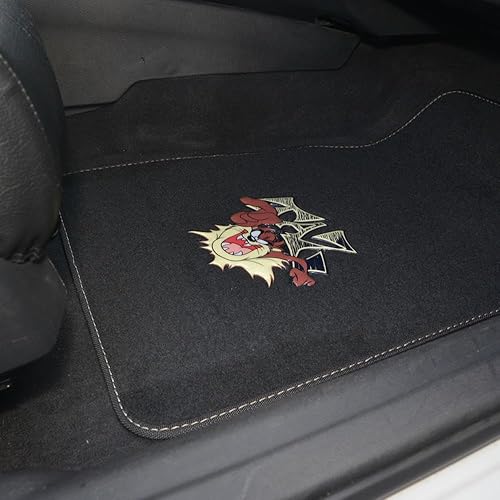 Miniatura 8 de BDK Warner Bros Looney Tunes Tazmanian Devil - Juego de 4 alfombrillas delanteras de 26 x 16.5 pulgadas, traseras de 14 x 16.5 pulgadas,