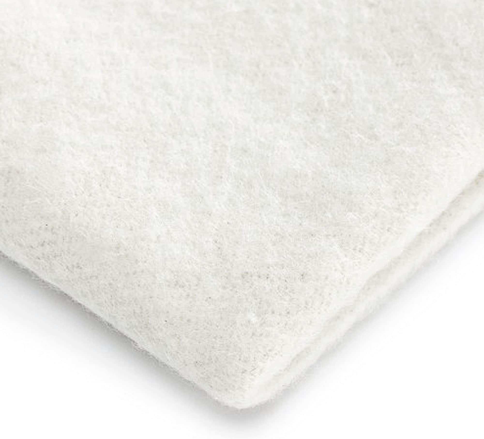 100% Cotton Thermal Domette Interlining Fabric 8oz Thick Light & Sound Protector Suitable for Curtain and Blinds | 140cm Wide | White | Sold by Meter