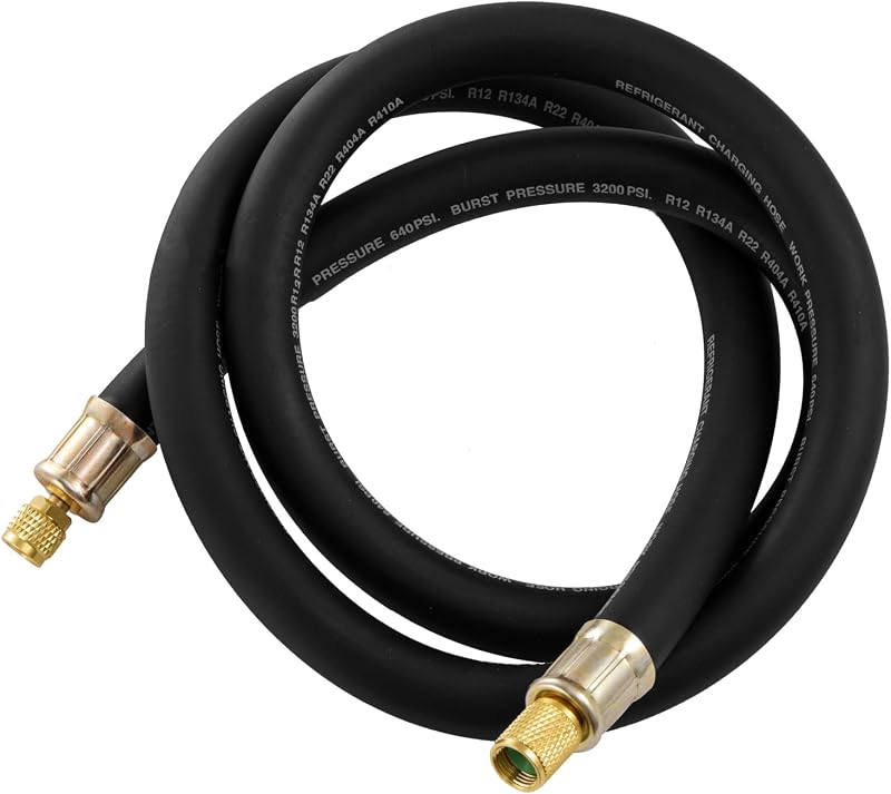 Mangueira de vácuo e carga de refrigerante HVAC Tigbear 1/2" – 1,52 m