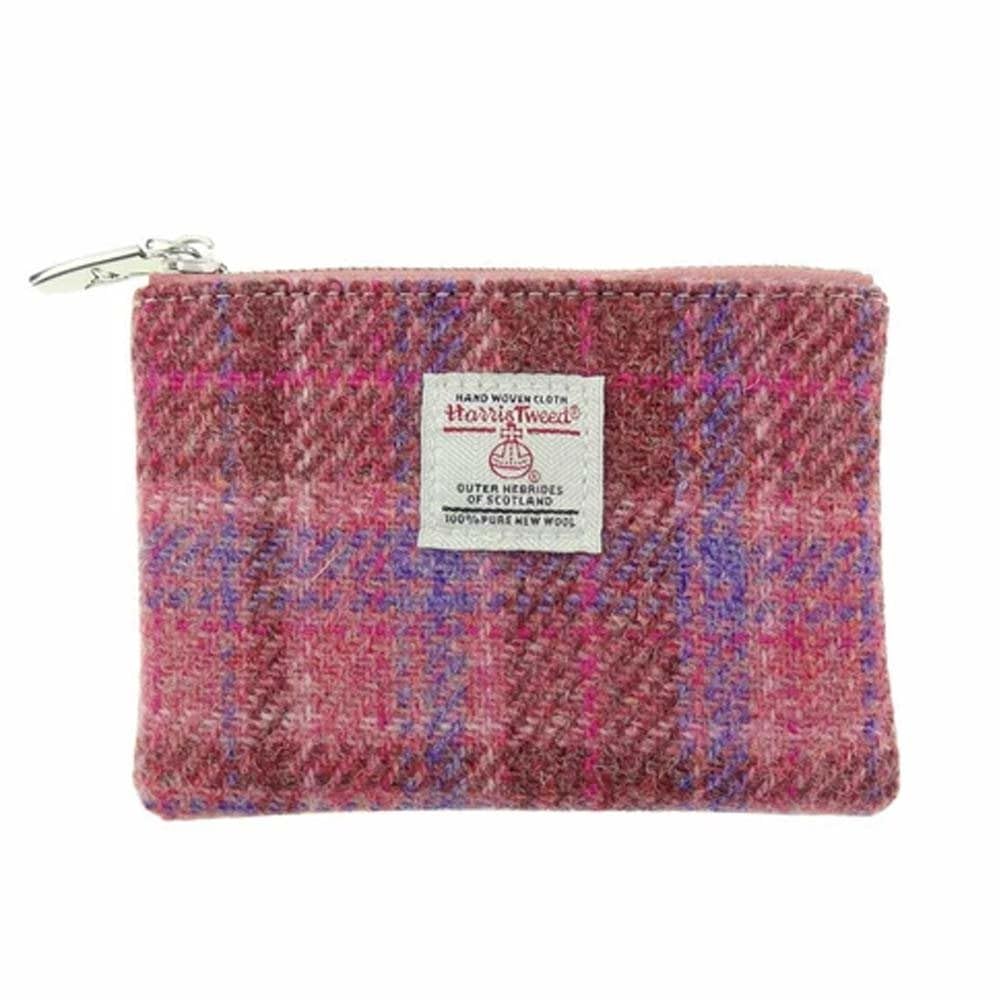 Glen Appin Harris Tweed Eriskay Small Zip Pouch