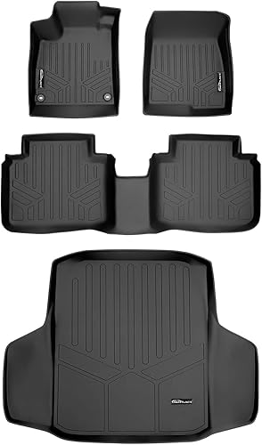 Miniatura 10 de MAXLINER Alfombrillas de tercera fila para Honda Pilot 2016-2022 2-Negro -,3-Negro -,4-Negro -,Honda (CR-V) 2012-2016,Honda (CR-V) 2017-2022,5-Negro