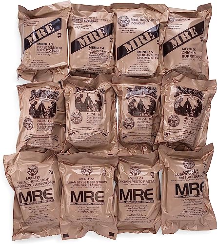 2024 Inspection Dated MRE (Meals-Ready-To-Eat) Case – Military MRE Random Case \"A or B\"