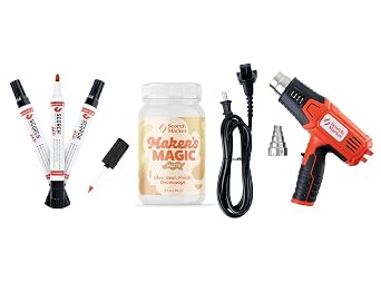 Makers Magic Matte + 3 Pens + Heat Gun