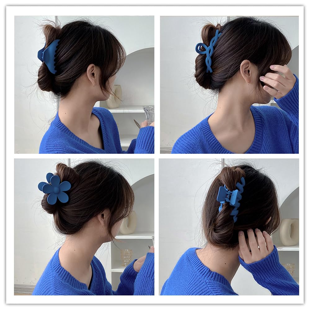 Amazon.com : 12 Pcs Claw Clips, Multi-Shapes Hair Clips for 