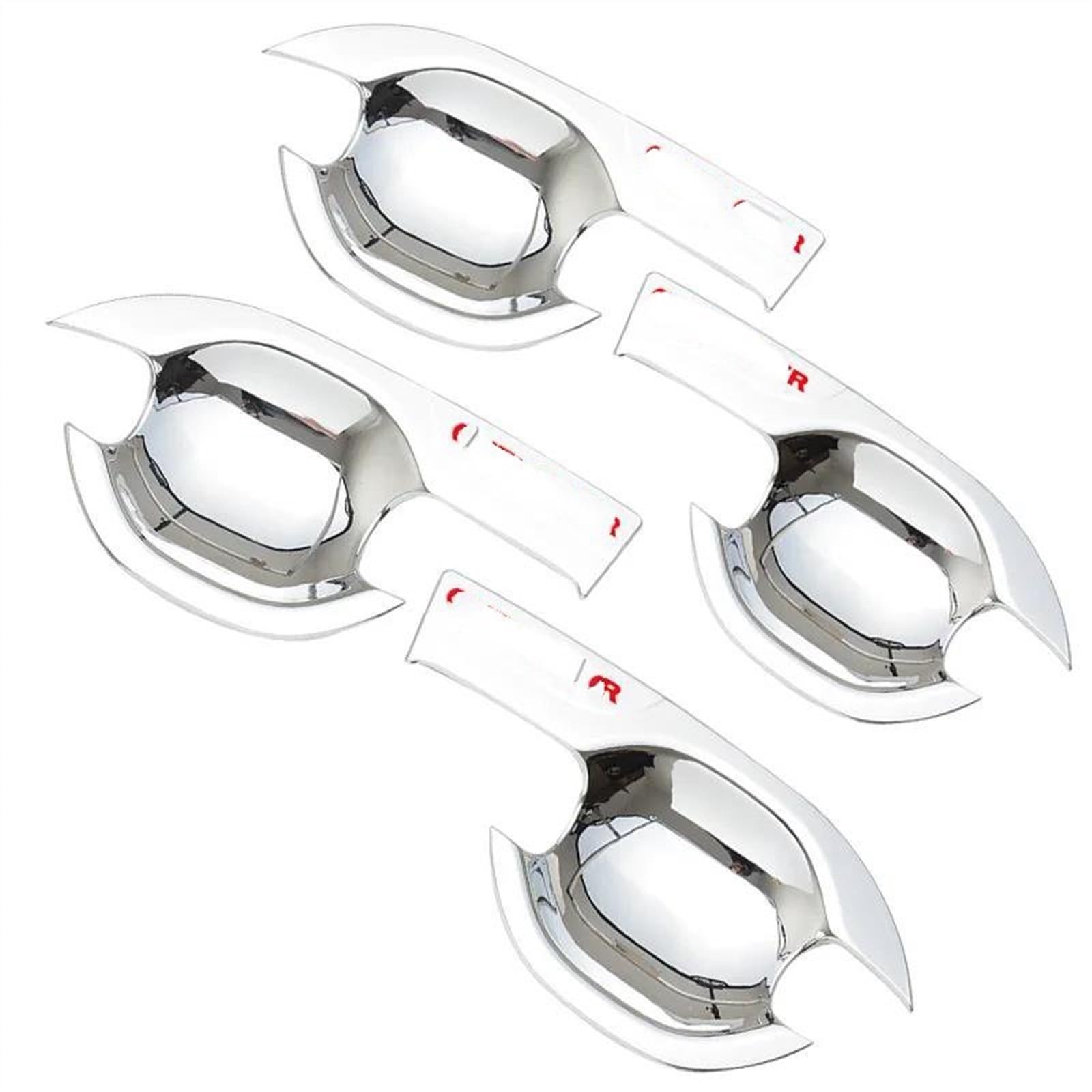 Kjhopy G Car Stylin Stickers For Mitsubishi For Outlander 2013-2019 Protective Cover Door Handle Outer Bowls Trim Exterior Door Handle(G)