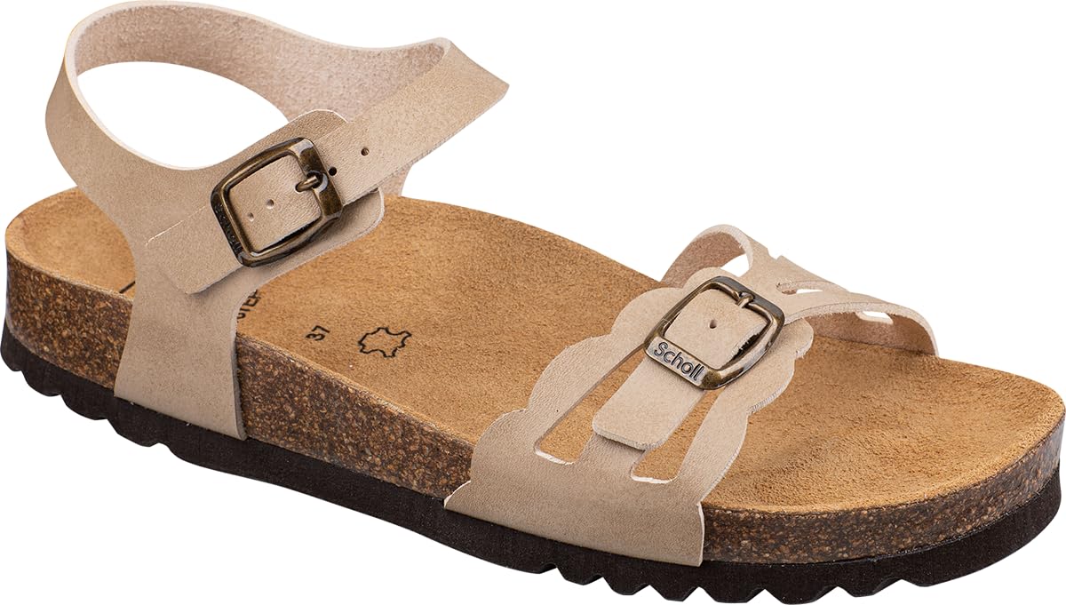 Scholl Women's Martine Sandal, Taupe, 4 UK