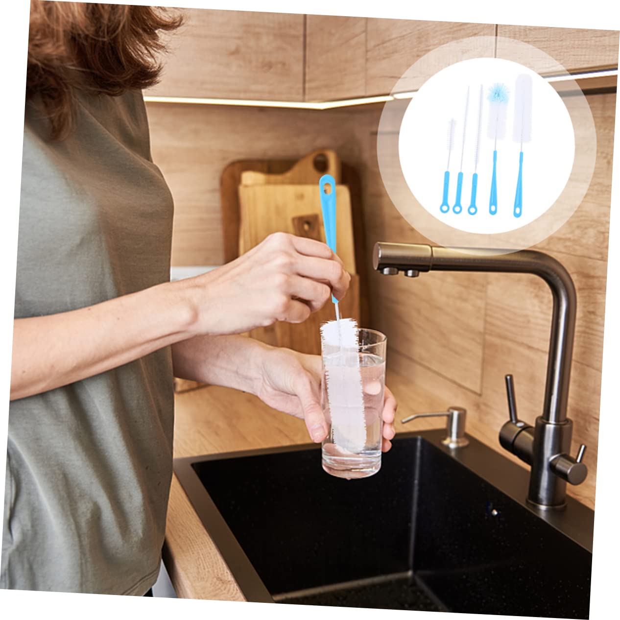PartyKindom 15stücke Teiliges Babyflaschen-bürsten Hygienische Reinigungsbürsten Für Milchflaschen Trinkflaschen Und Wasserflaschen Flexibler Bürstenkopf Für Schwer Zugängliche Stellen