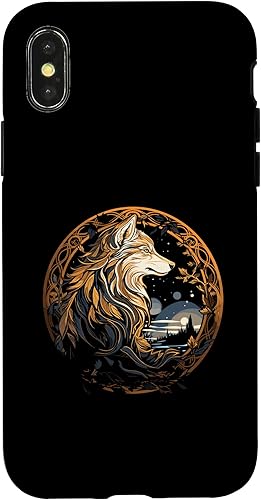 Miniatura 7 de iPhone XR Fenrir Wolf Viking Scandinavian Pride Norsemen Odins Wolf Case