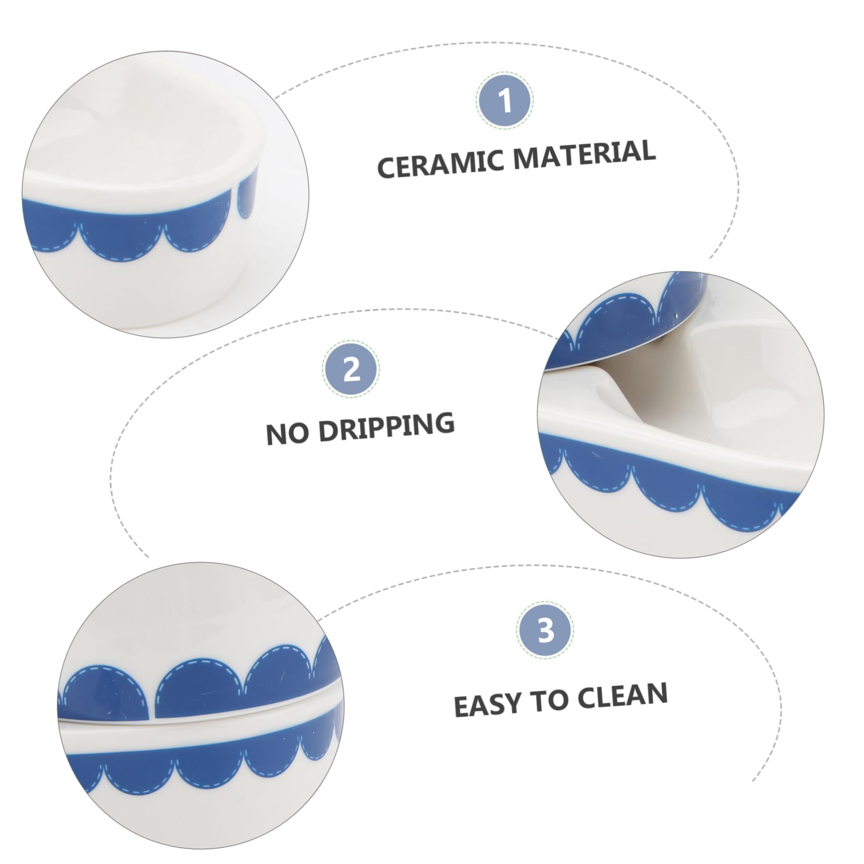 Toddmomy Gamelle d'eau Odeur pour Lapin Surface Lisse en Céramique Abreuvoir Solide pour Animaux Domestiques la Maison