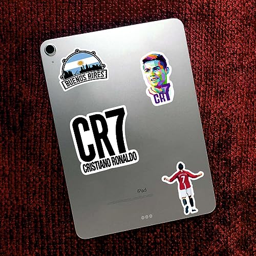 Image of Zesta Aesthetic Stickers for Laptop /Waterproof Anime Decal for Books /Vinyl Sticker for Fridge /Easy to Use Korean Car Sticker Kawaii Cute Stickers (Football)-Self-Adhesive