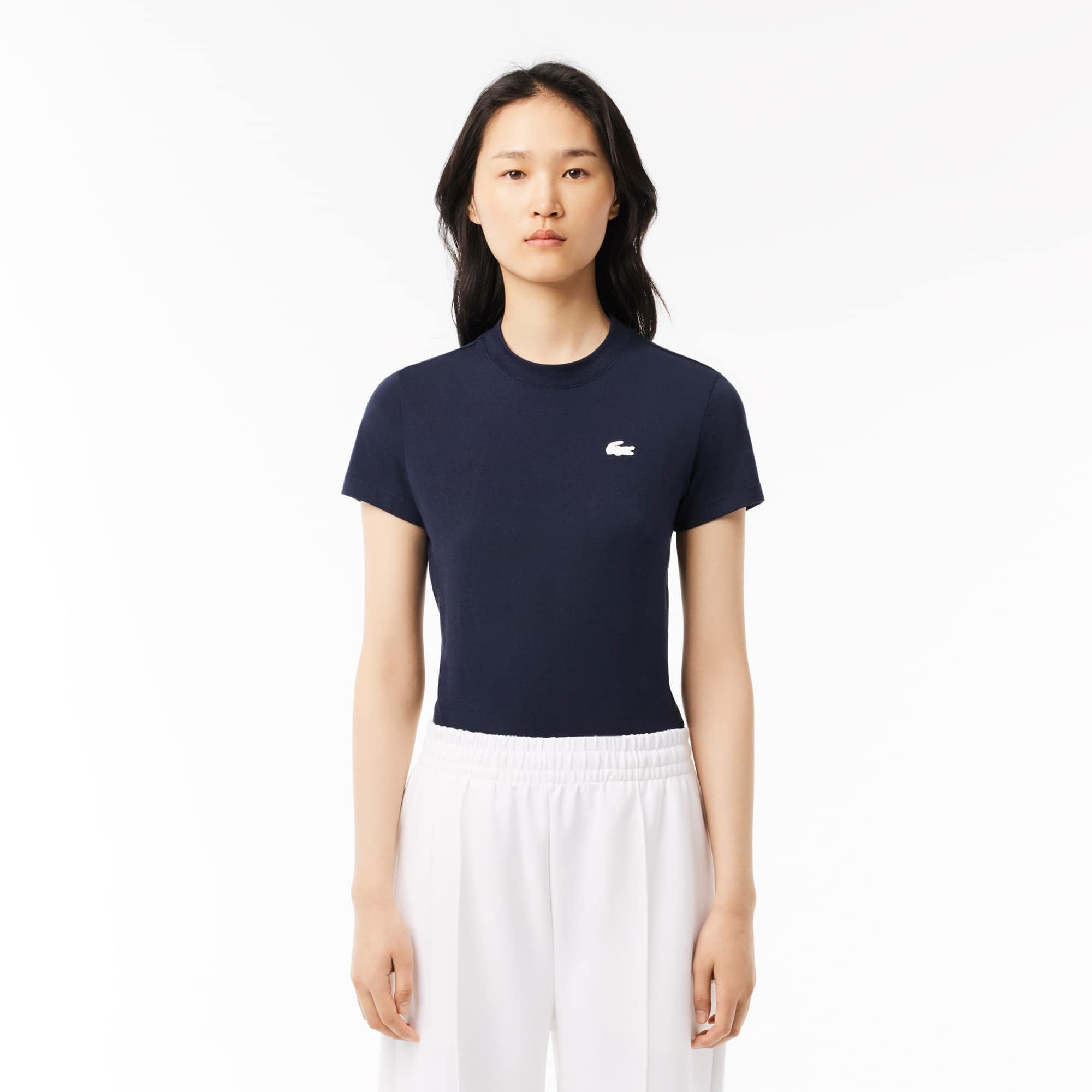 Lacoste Tf9246 Camiseta y Cuello Turtle Mujer (Pack de 1)