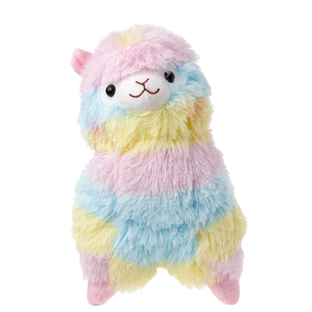 Amazon.co.jp: ncdoi レインボーアルパカぬいぐるみラマ人形綿