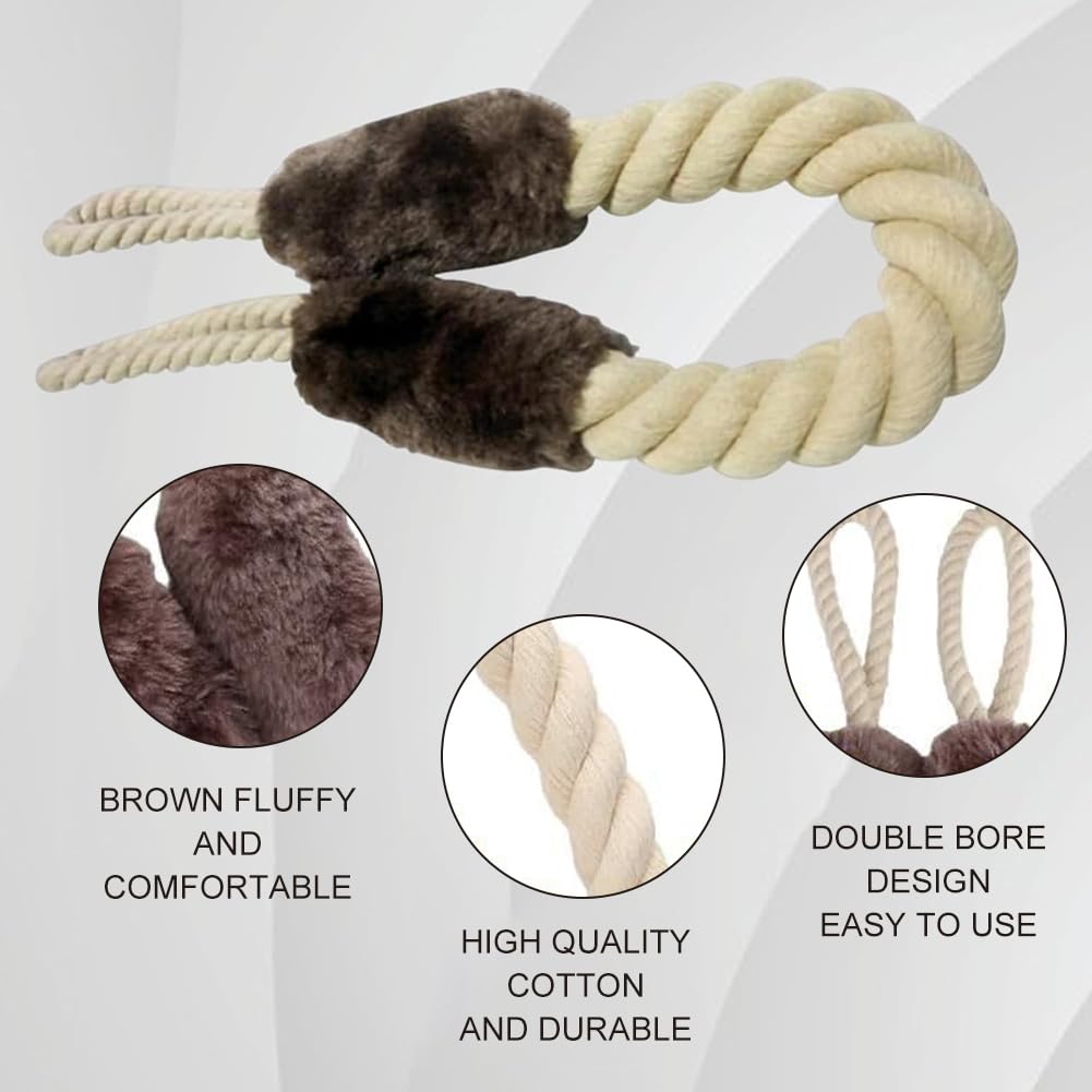 JEYORZY 2er Set Türstopper Mit Klinke - Weicher Klemmschutz Für Kinder & Haustiere